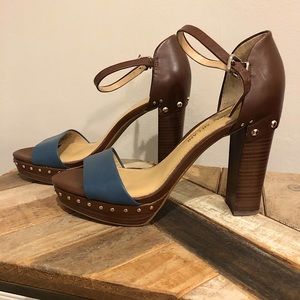 Antonio Melani Platform Ankle Strap Heels